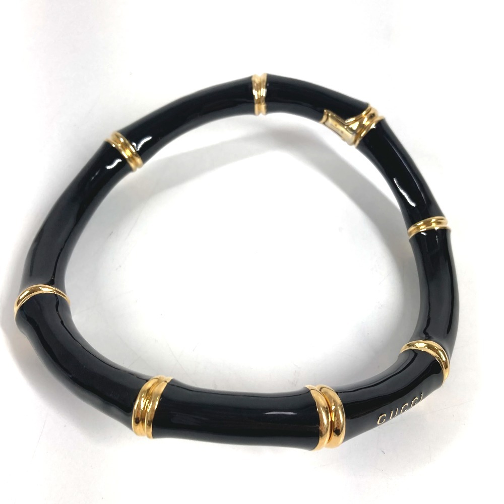 ネックレス 830377 バンブー ロゴ チョーカー 25SS アクセサリー ジュエリー アルミニウム ブラック