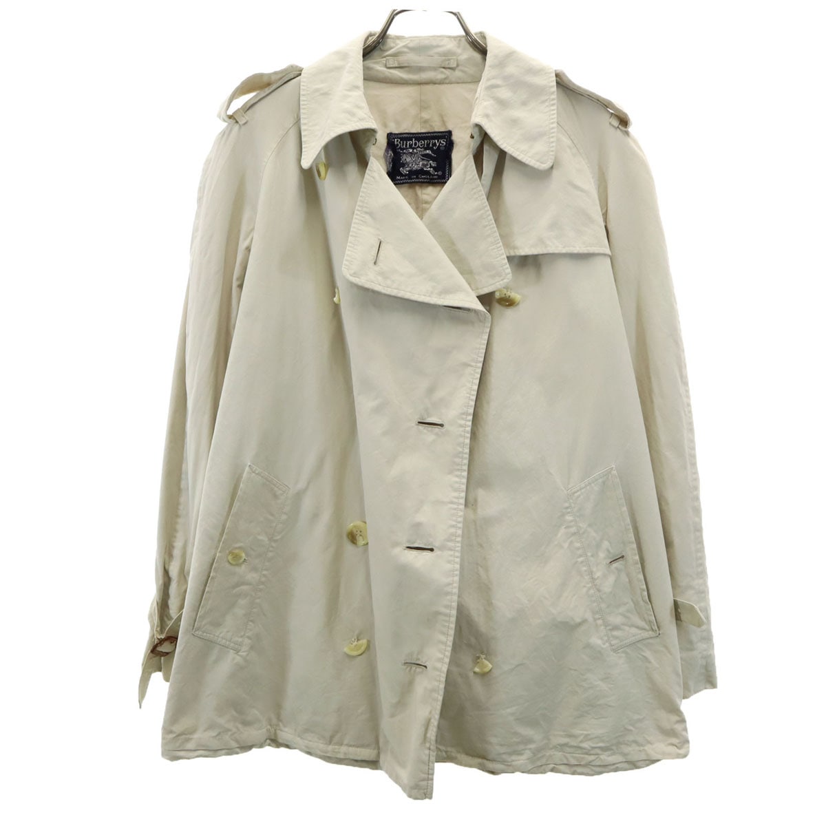 Burberrys バーバリーズ 80s 英国製 ヴィンテージ トレンチ ジャケット ベージュ メンズ 古着