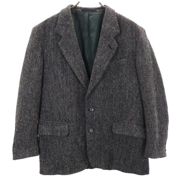 ウール テーラードジャケット 38 S ブラック系 メンズ