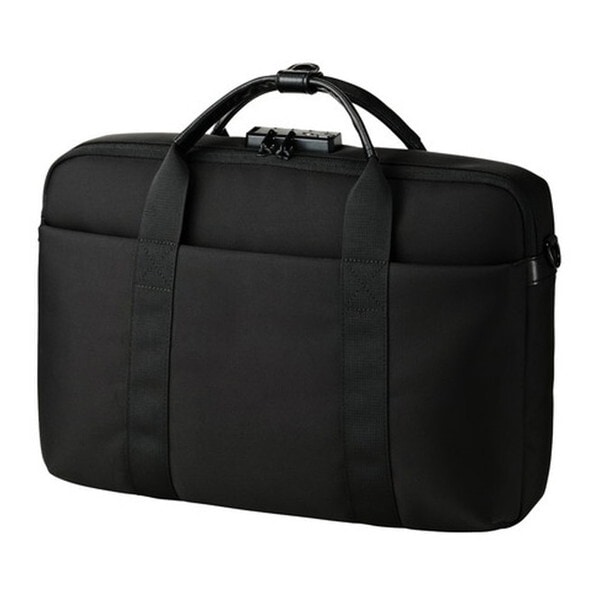 BM-CBSC01BK ブラック ビジネスバッグ 防犯 ブリーフケース 11L 2Way (手提げ/肩掛け) TSAロック(ダイヤルロック式) 14インチPC収納可 メーカー直送
