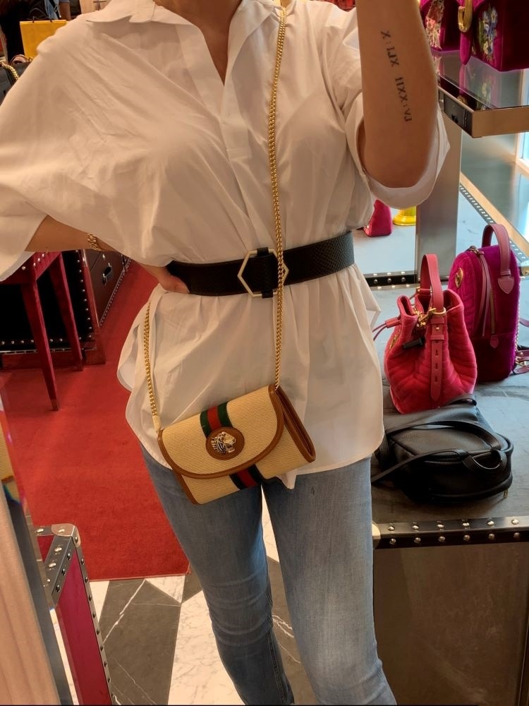 GUCCI CHAIN MINI SHOULDER BAG 573797