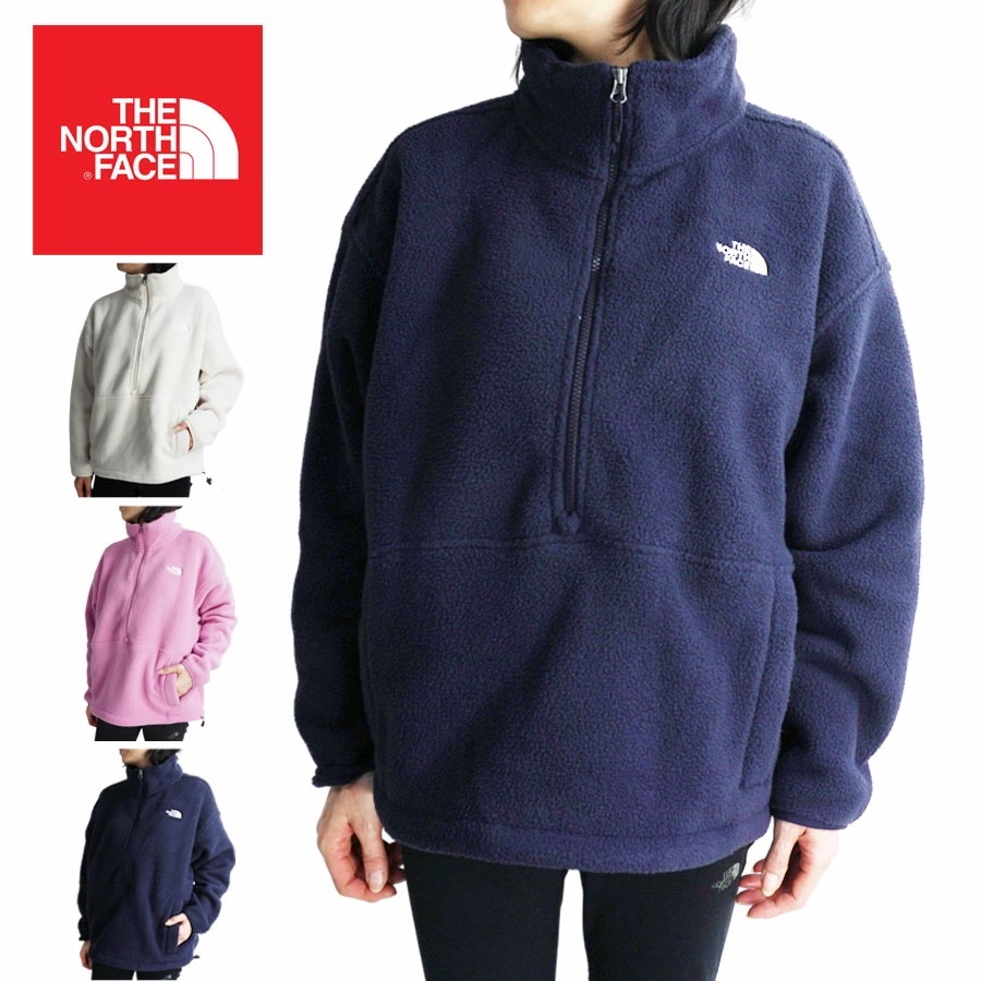ノースフェイスUSA企画 日本未発売THE NORTH FACEレディース フリースW RESET 1/2 ZIP RTOリセット1/2ジップレトロジャ