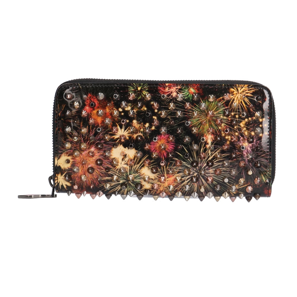 クリスチャンルブタン 花火 Panettone wallet 長財布 パテントレザー 3165134 Christian Louboutin 中古