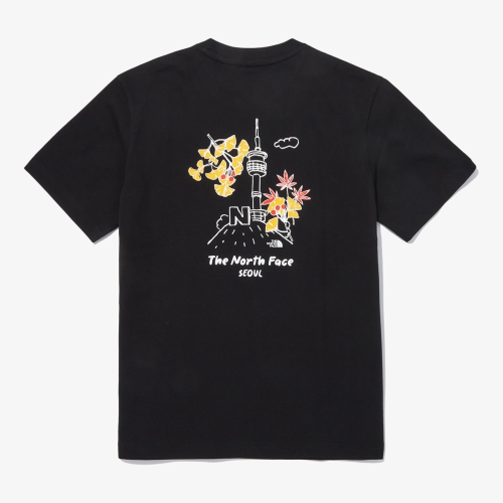 ザノースフェイス NT7UQ26C メンズソウル 4シーズンショートスリーブラウンドTシャツ