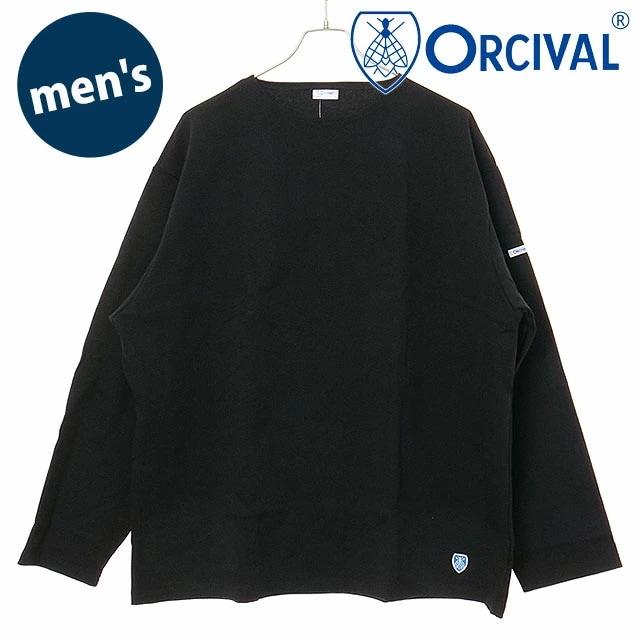 クルーネック ロングスリーブプルオーバー [#B473] CREW NECK L/S P.O. メンズ トップス カットソー 長袖Tシャツ BLACK 正規取扱店