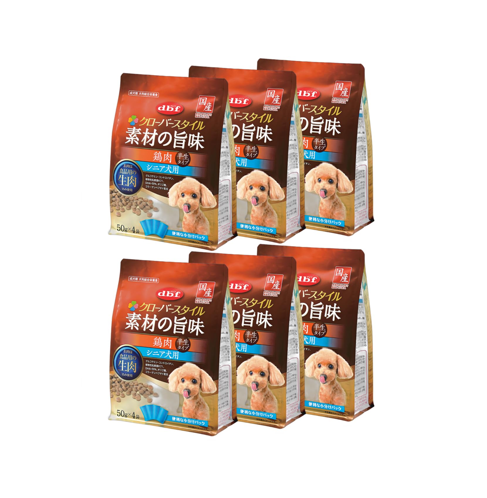 デビフ クローバースタイル 素材の旨味 鶏肉 シニア犬用 200g×6個 (まとめ買い)