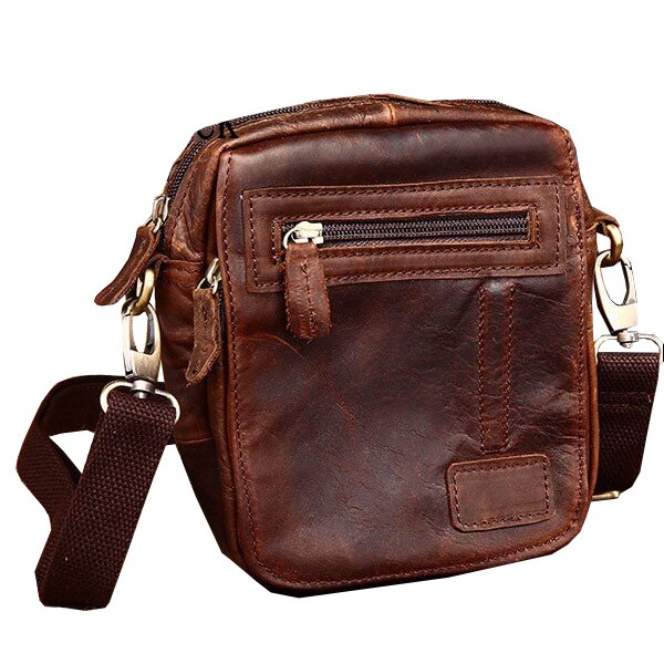 ショルダーバッグ 本革 牛革 鞄 斜め掛け 男女兼用 軽量大きめ