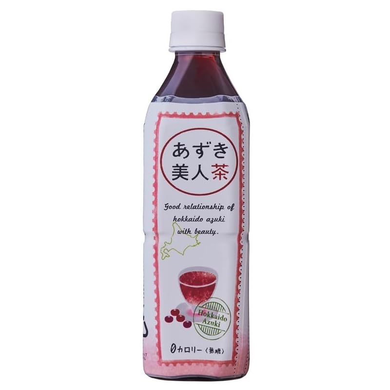 即納：遠藤製餡 北海道産 あずき美人茶 500ml×24本