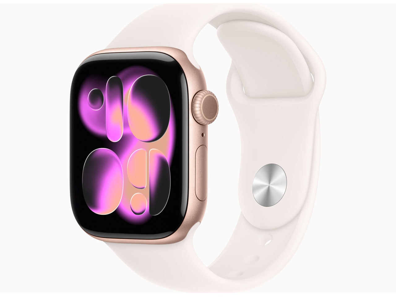 Apple Watch Series 11 GPS+Cellularモデル 42mm MF8E4J/A [ローズゴールド・ライトブラッシュスポーツバンド S/M]