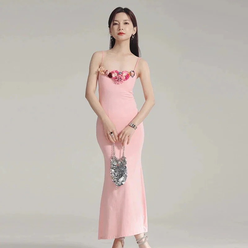 2024新作 シンプル 気質 高級感 ロングワンピース ノースリーブワンピース Tシャツワンピース リゾートワンピース 百掛け ワンピース キャミワンピース リネンワンピースヘビロテ！キャミワンピース