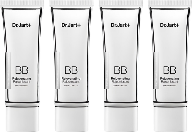 BBクリーム SPF40 PA+++ 50ml ライト 4個セット トーンアップベース メイク下地 カバー力 ナチュラル仕上げ 韓国コスメ 大容量