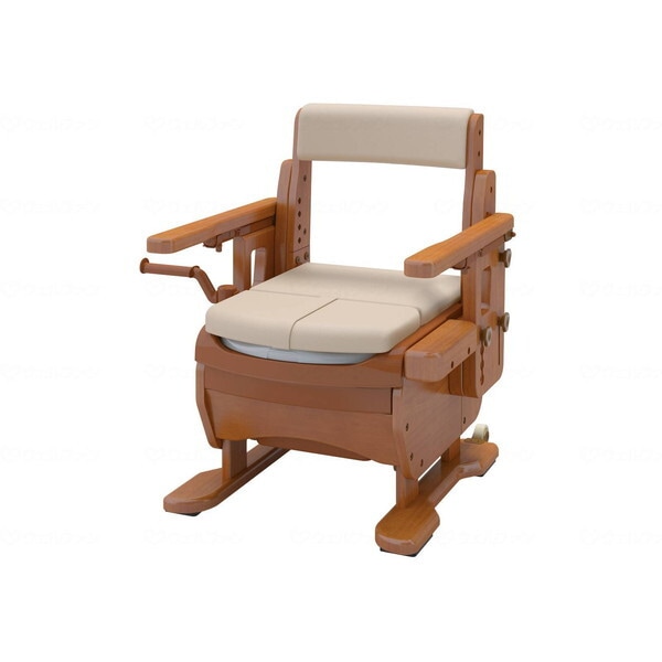 アロン化成 家具調トイレ セレクトR ひじかけはねあげ 幅:ワイド 暖房脱臭 533876 メーカー直送