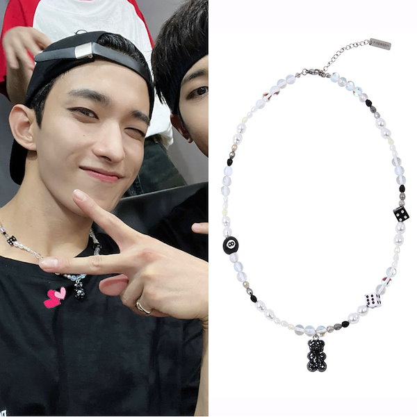 ☆Seventeen 着用☆【Reinsein】☆TEDDY BEAR NECKLAC.E☆ Qoo10] REINSEIN seventeen ジョンハン 着用 ネ