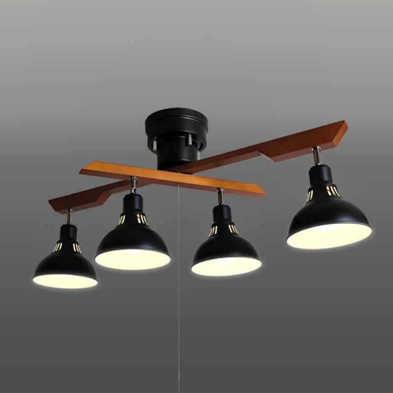 瀧住　LEDロッドスポット LED電球付属 電球色 　DN4021RSBK