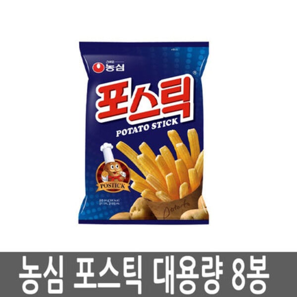 農心 ポスティック 270g 8袋 大容量 お菓子 スナック 袋菓子