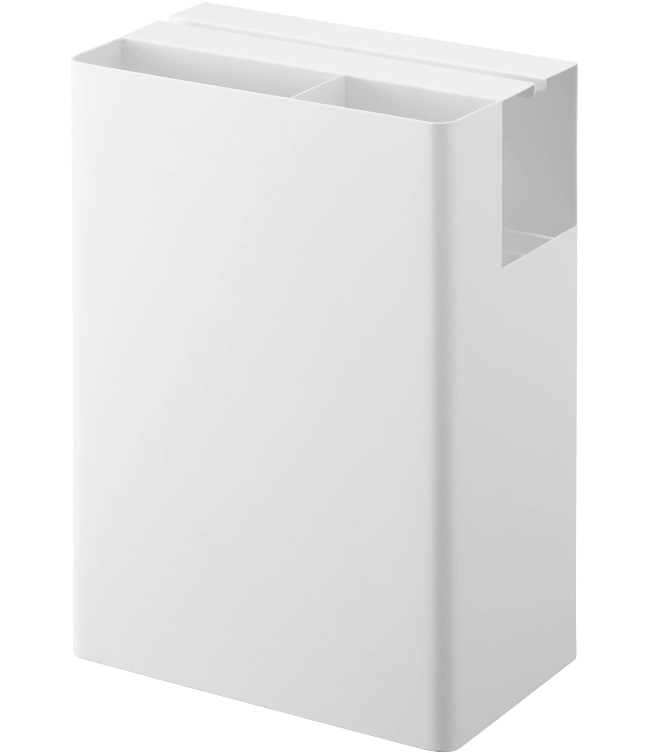 山崎実業(Yamazaki) クリーナーツール オーガナイザー ホワイト 約W20XD12XH28cm タワー まとめてスッキリ 掃除用具 収納上手 5516