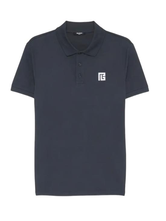 BALMAIN Men T-Shirts GH1GB085BC87 SIV Blue