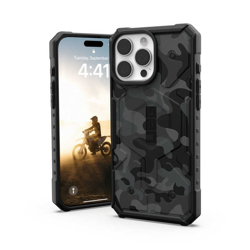 UAG　iPhone 16 Pro Max 耐衝撃ケース MAGSAFE対応 PATHFINDER SE ミッドナイトカモ　UAG-IPH24LA-MS-MC