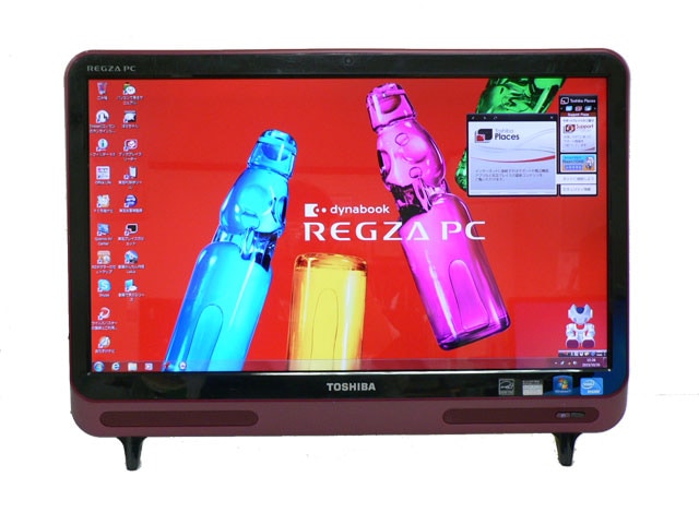 東芝 デスクトップパソコン 中古パソコン REGZA PC D712/T3 メローボルドー デスクトップ 一体型 本体 Windows7 Celeron DVD 地デジ 4GB/500GB 送料無料 20,294円