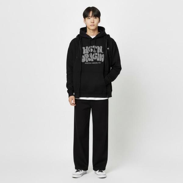 HC04 ボンディング チノ ワイドパンツ ボンディング チノ ワイドパンツ_ブラック 10540-05 (S44496389)