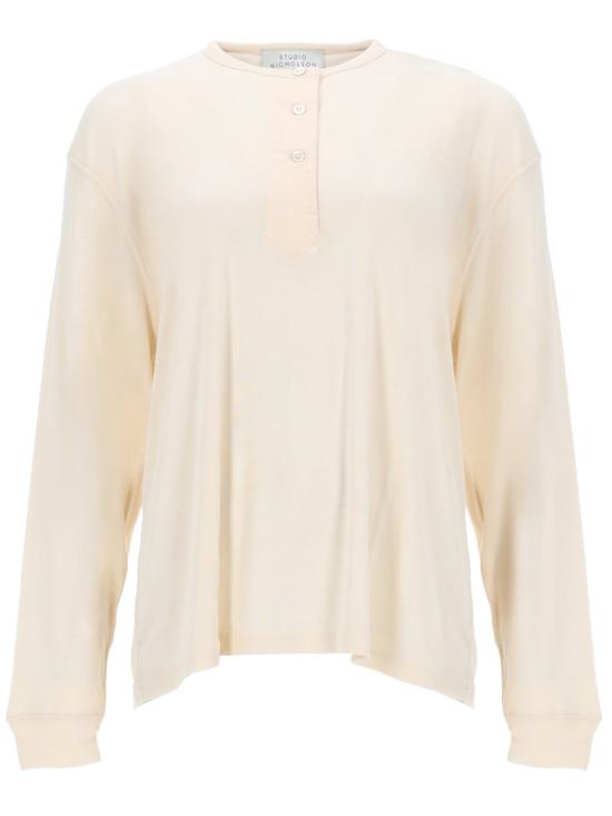STUDIO NICHOLSON Women Tops RUTASSNW 1834 CANVAS IVORY
