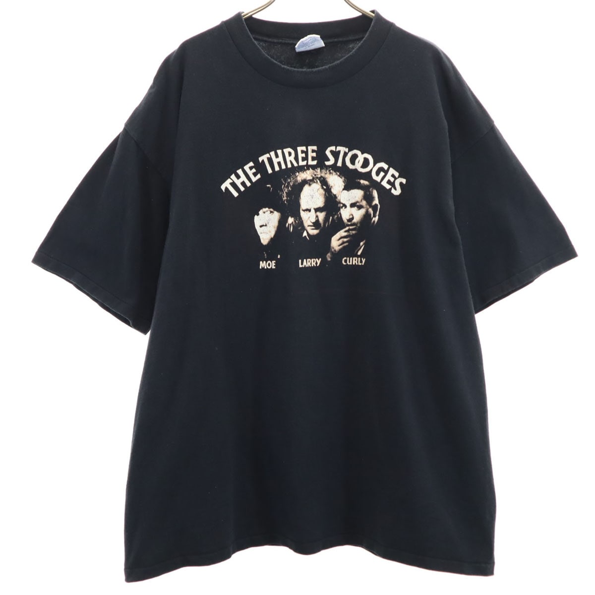 ALL SPORTS オールスポーツ 90s オールド 3バカ大将 THE THREE STOOGES 半袖 Tシャツ XL ブラック シングルステッチ 三ばか大将 コメディーグループ メンズ 古着