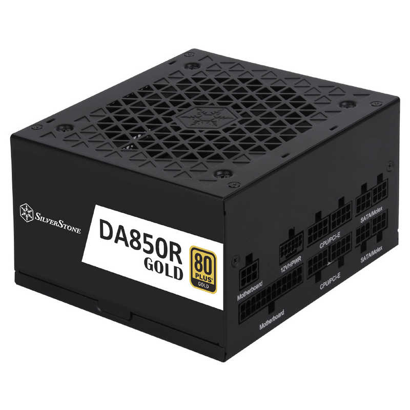 SILVERSTONE　PC電源 DA850R Gold［850W /ATX /Gold］ ブラック　SST-DA850R-GM