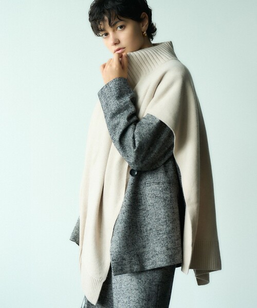 [最安値挑戦]ストール 「洗える」カシミヤブレンド マルチウェイ ストール レディース