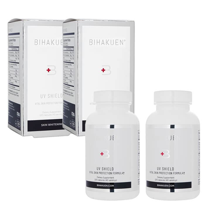 UVシールド　120錠　2本セット　ビハクエン　BIHAKUEN 海外発送便商品：日時指定不可