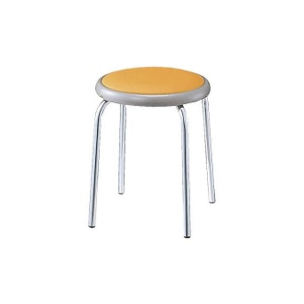 ジョインテックス 丸イス R-720CLN Y イエロー 6,727円