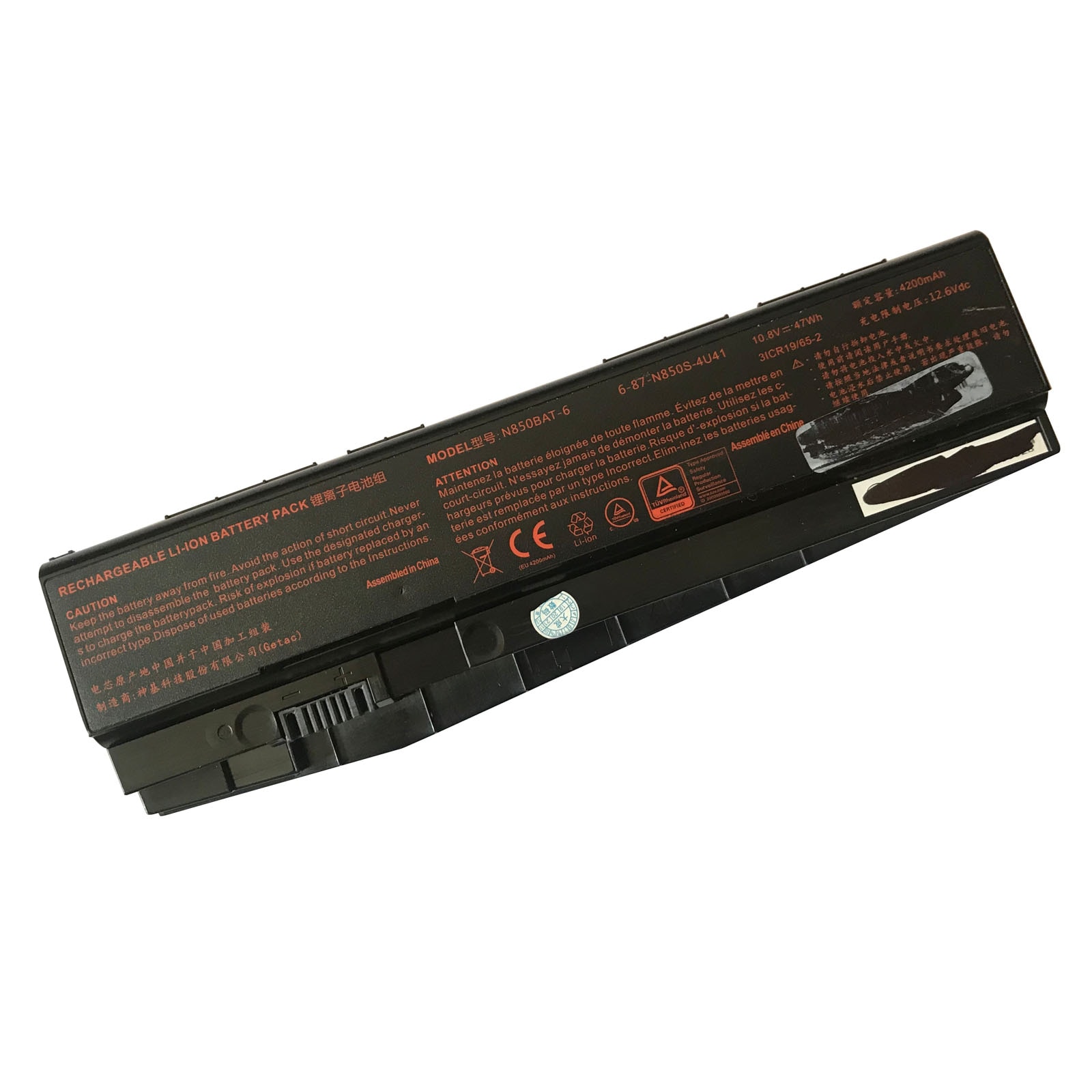 N850BAT-6バッテリー 電池・Haseeノート互換 47wh/4200mAh 対応 god of war Z7M-KP7GT Z7M-KP7S1 Z7M-KP5S1 Z7m-KP7DC 交換用の
