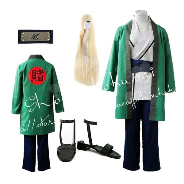 [2026新品] G 子供用 大人用 ナルト NARUTO 風 綱手 ツナデ コスプレ衣装 ウィッグ 靴 コスチューム 演出服 cosplay 変装 仮装 撮影 祭り
