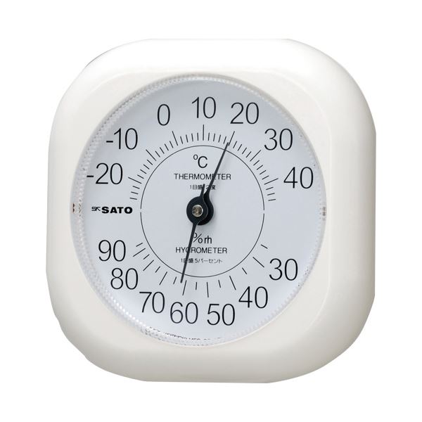 （まとめ） 佐藤計量器 ソフィア温湿度計(×5セット)