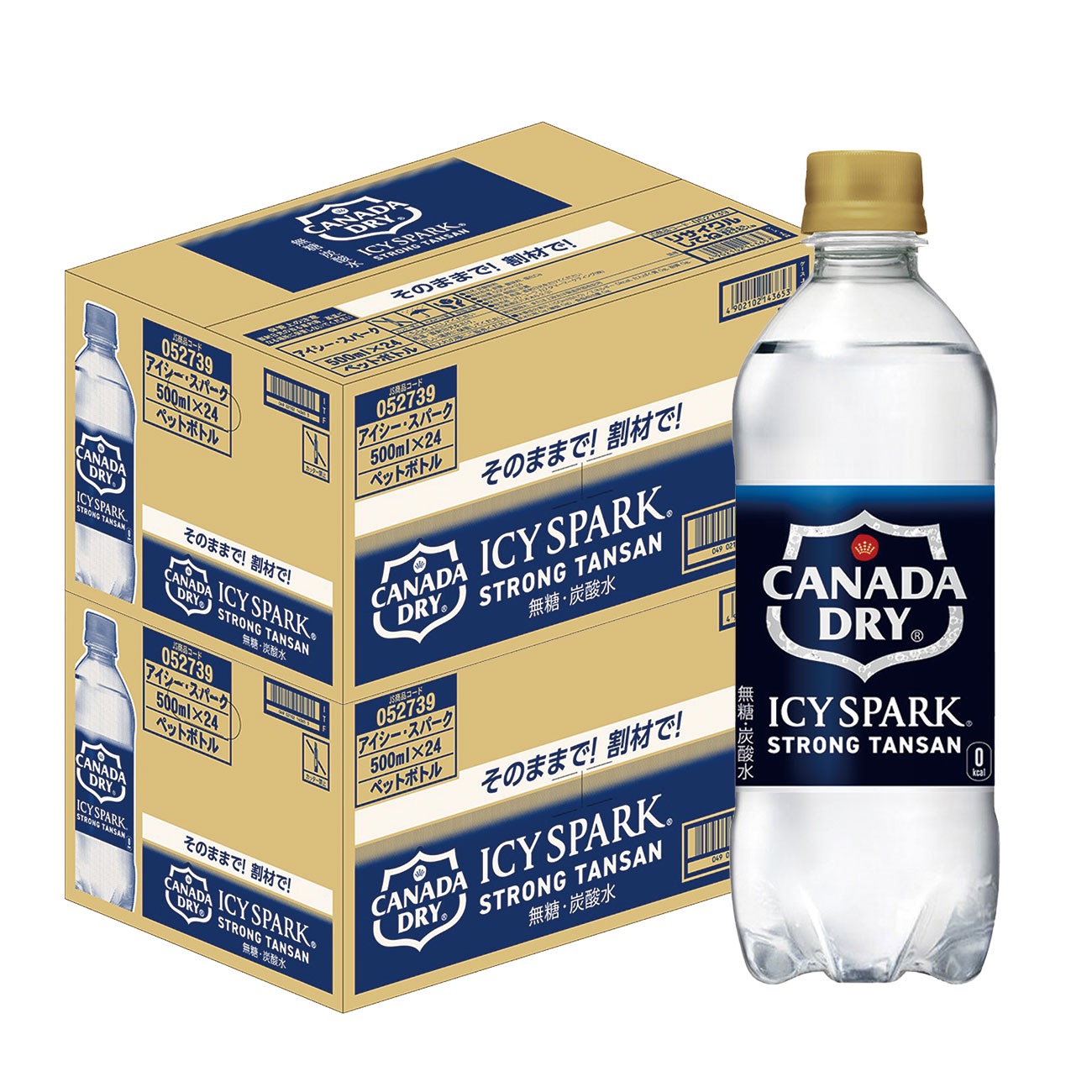 【送料無料】【炭酸水】ICY SPARK from カナダドライ 500ml 48本 5,063円