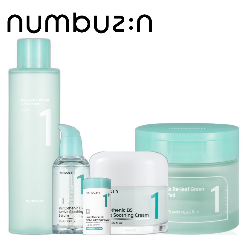 1番 薬草たっぷり93％鎮静トナー /シカ丸ごと水分鎮静パッド /ガルバニックパントテン酸スージングセラム /塗るパントテン酸スージングクリーム 5,660円