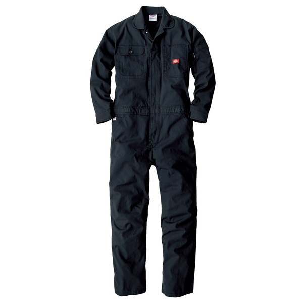 D736 ネイビー M ストレッチオックス ツナギ安全・保護用品