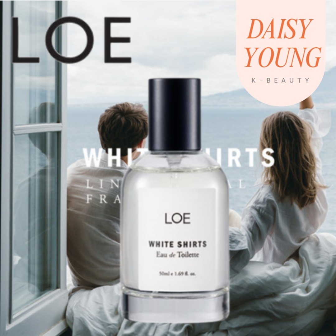 【韓国正規品】 LOE ロエ ホワイトシャツ EDT 50ml 1個 / きれいな石鹸の香り 肌の香り リネンの香り