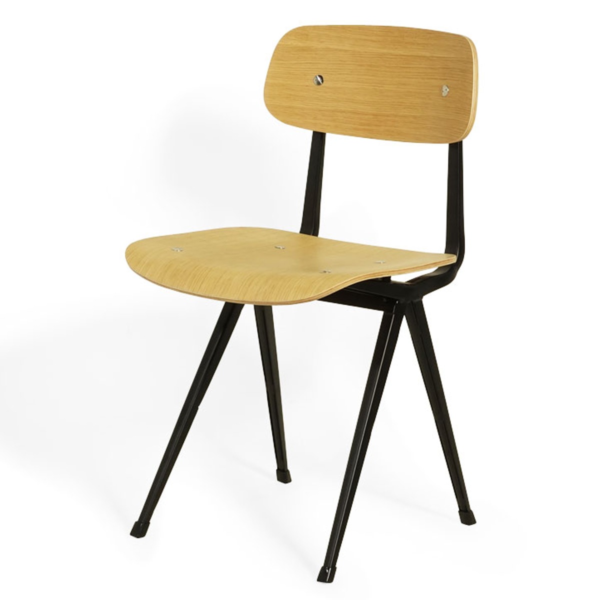 ダイニングチェア 座面高47cm オーク リザルトチェア リプロダクト デザイナーズチェア チェア 椅子 食卓 リビング 背もたれ 天然木 ナチュラル 北欧 木目調 プライウッド