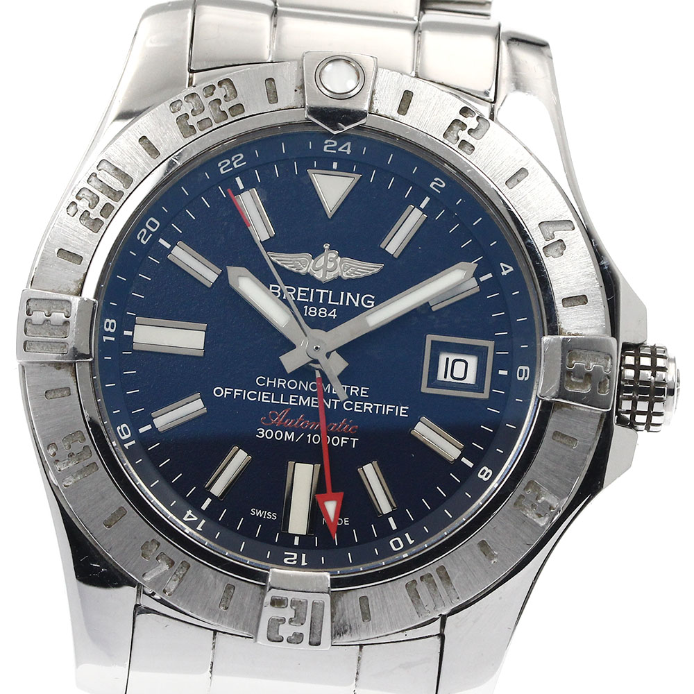 ブライトリング BREITLING A32390 アベンジャーII GMT デイト 自動巻き メンズ _886820【中古】