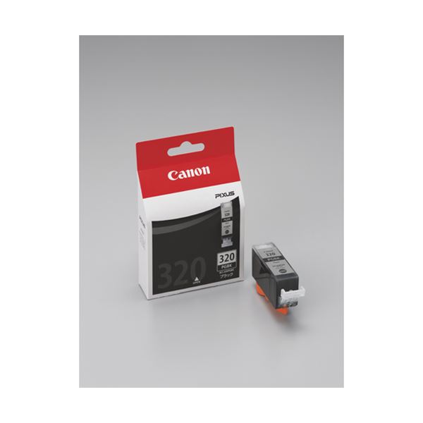 （まとめ） キヤノン Canon インクジェットカートリッジ BCI-320PGBK ブラック 1個入 (×3セット)