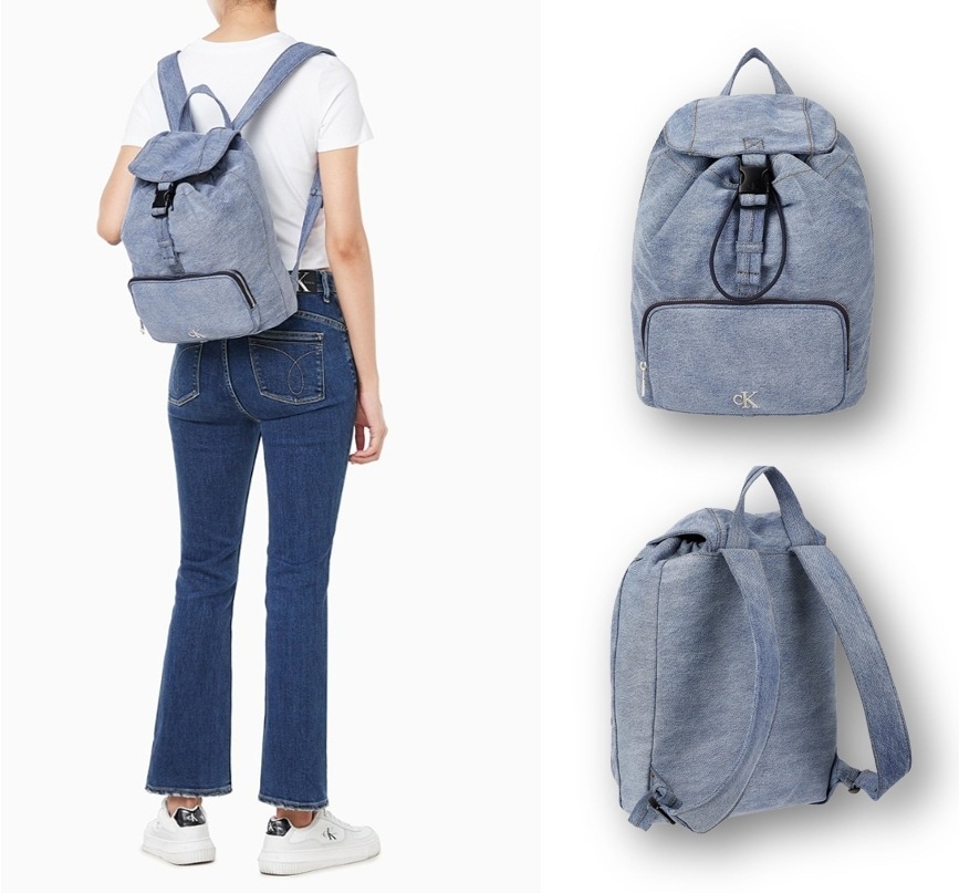 デニムフラップバックパック(4F3216G-VGO)