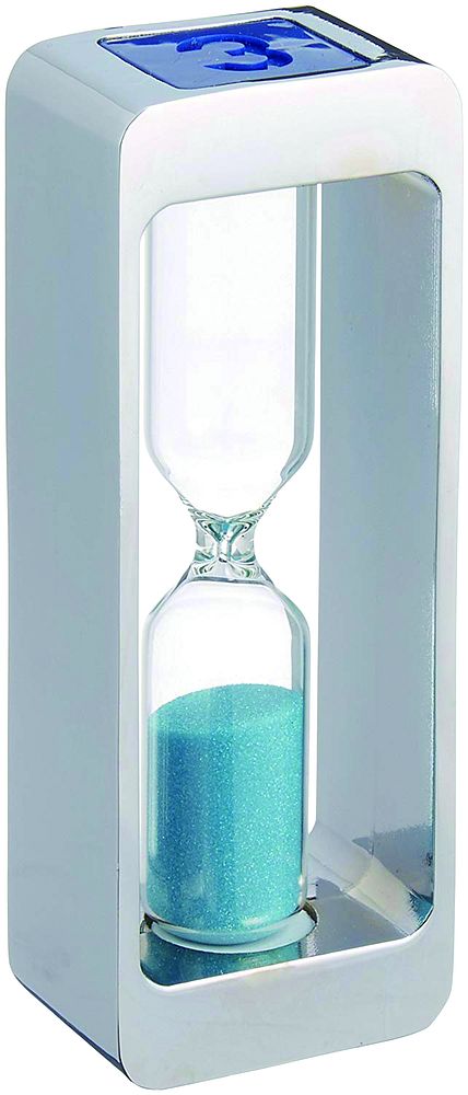 （まとめ買い）70304 砂時計 メタリック （3分計） [x3]