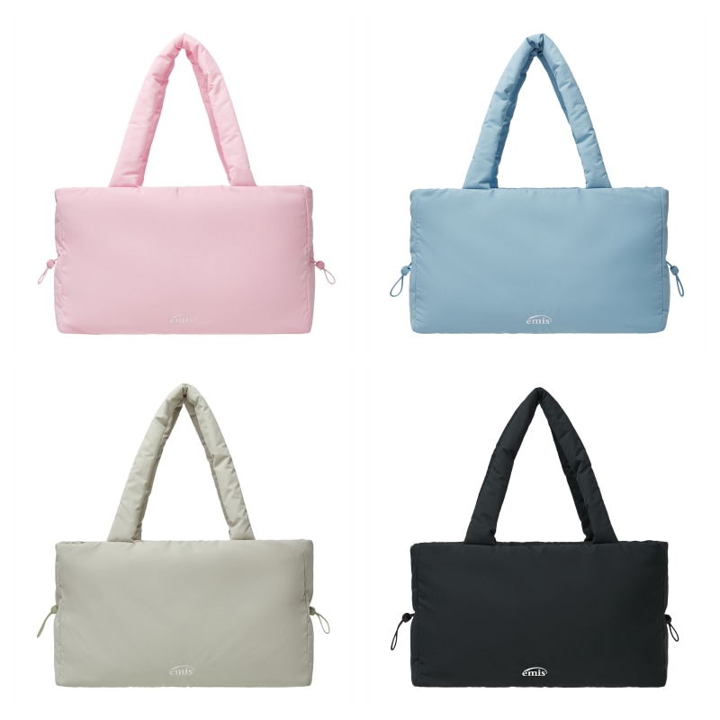 【EMIS】 PUFFER STRING TOTE BAG : 4COLORS