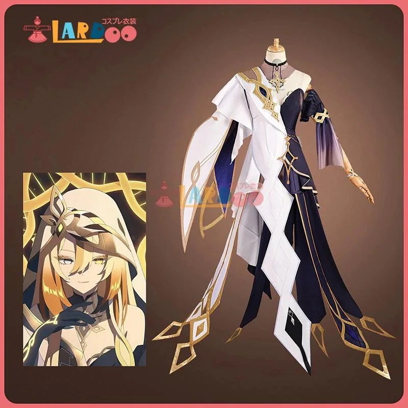2026 新作 L 原 神 Genshin 生 執政 ナベリウス 魔女 会 黄金 レイン ドット コスプレ衣装 コスチューム cosplay