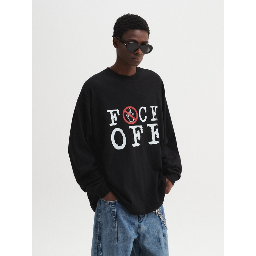 DNSR F.O ロングスリーブブラック