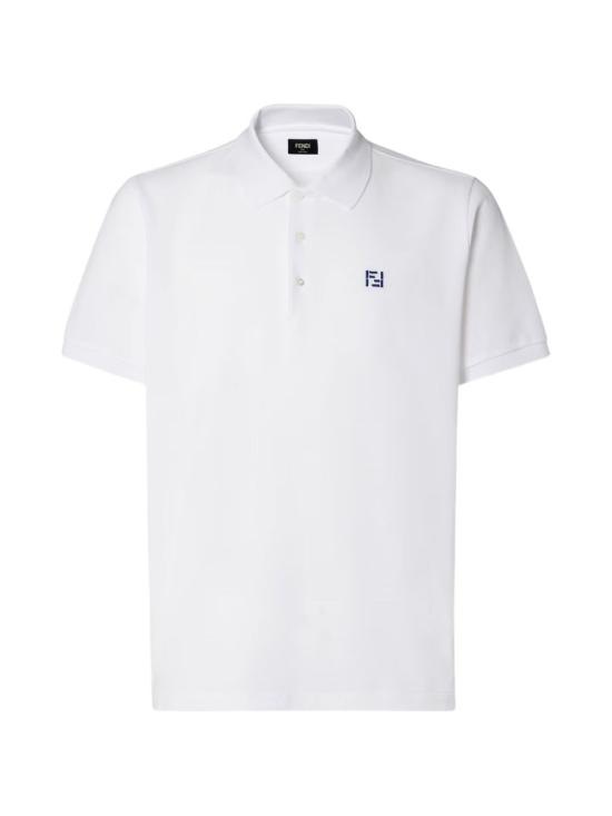 FENDI Men Polo Shirts FY1309 AY0IF0QA0 White