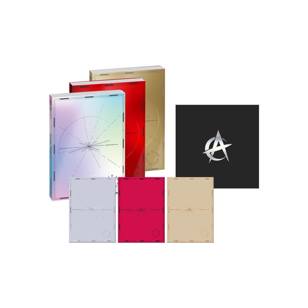 ATEEZ - GOLDEN HOUR : PART.2 / PHOTOBOOK 3種セット + DIGIPACK 8種セット + POCAALBUM 2種セット