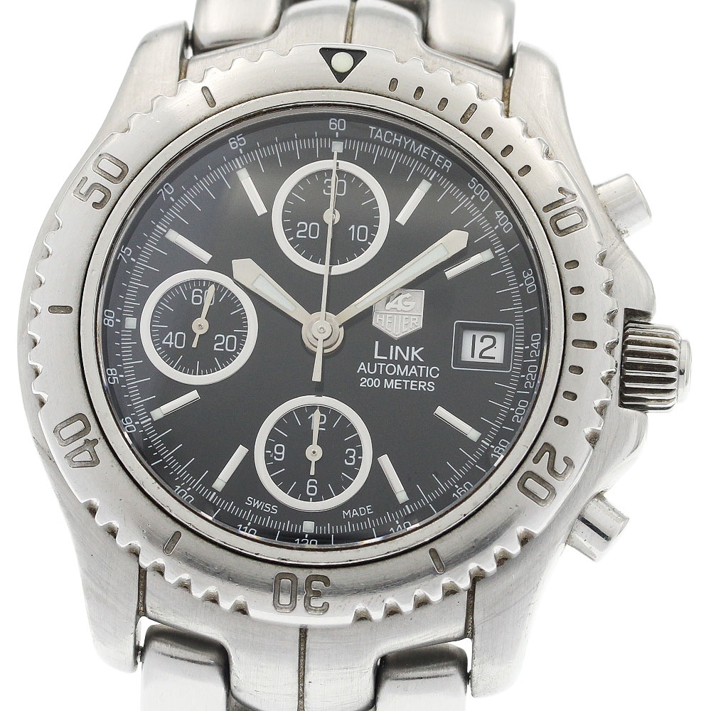 タグホイヤー TAG HEUER CT2111 リンク クロノグラフ デイト 自動巻き メンズ _942812【中古】