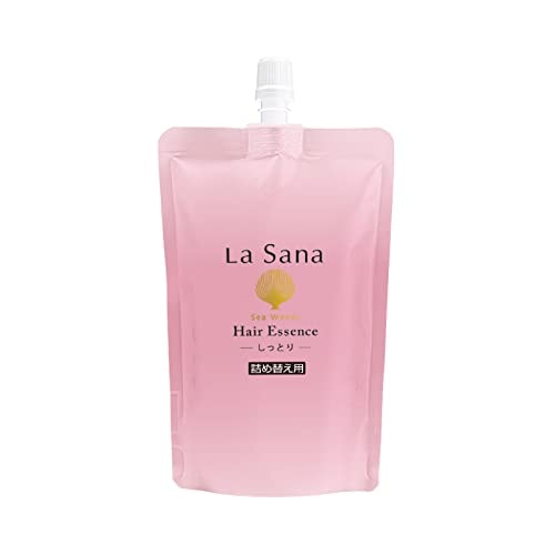 ラサーナ (La Sana) 海藻 ヘア エッセンス しっとり 詰め替え用 (140ml / 無香料) ヘアオイル 洗い流さないトリートメント/ラサーナヘアエッセンス