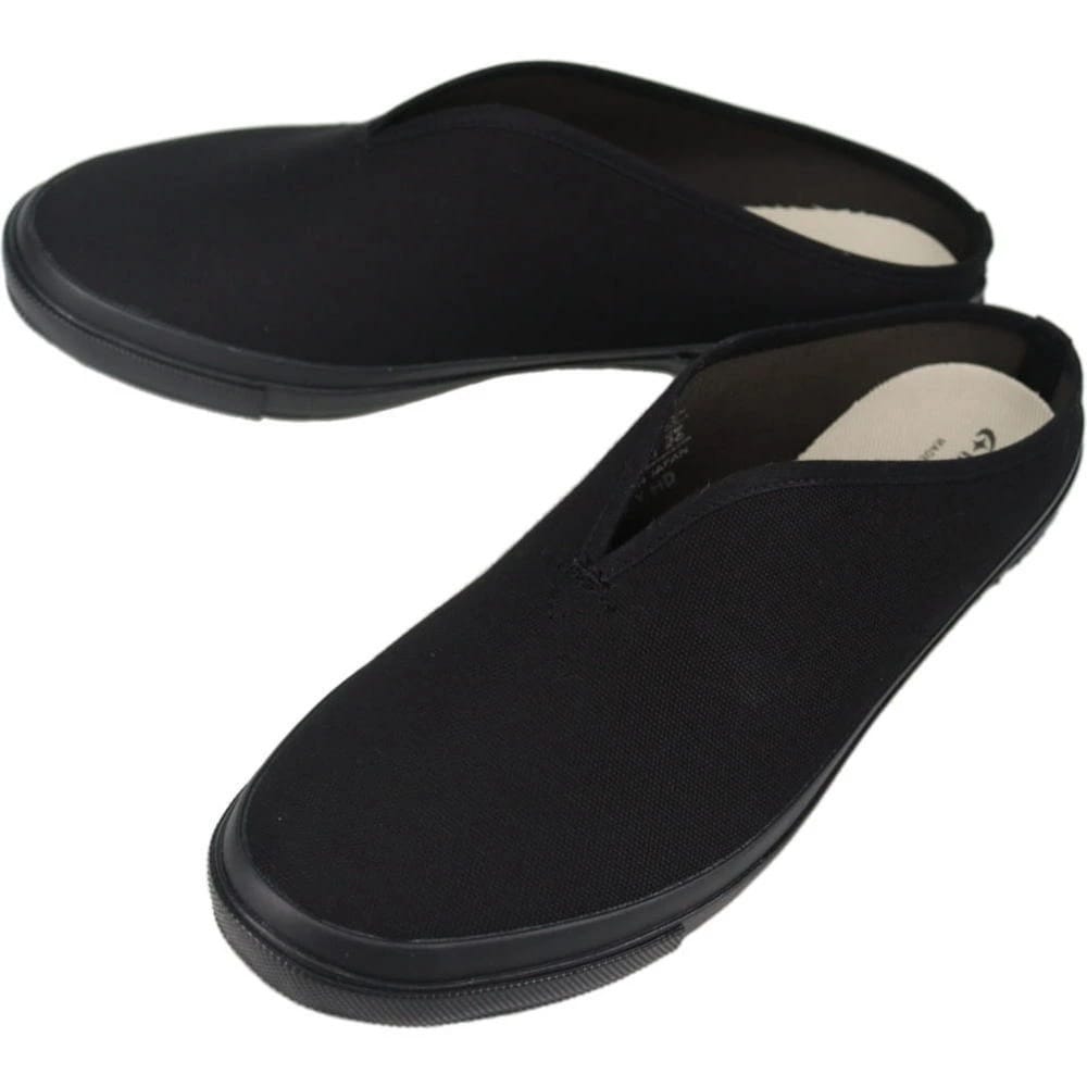 スリット ミュール ブラックモノ